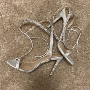 LULUS ANKLE TIE STRAPPY HEELS